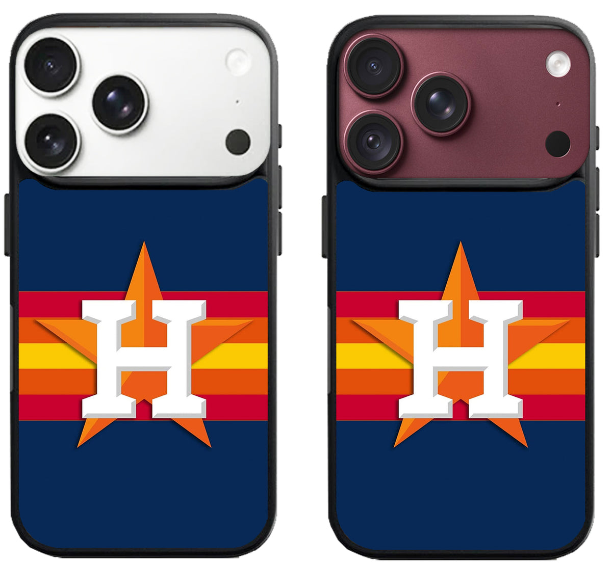 Houston Astros Logo Stripe iPhone 18 Pro | 18 Pro Max Case