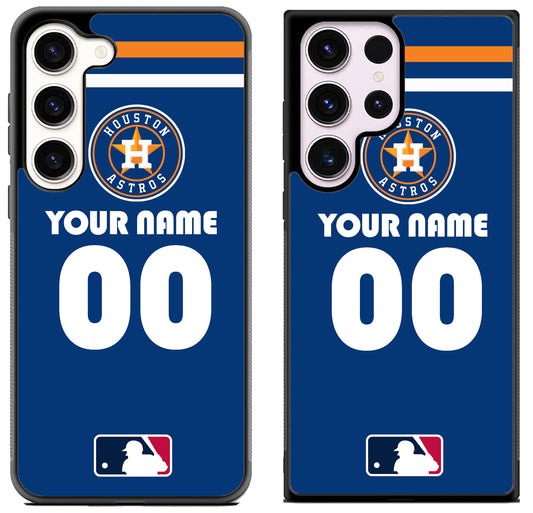 Custom Personalized Houston Astros MLB Samsung Galaxy S23 | S23+ | S23 Ultra Case