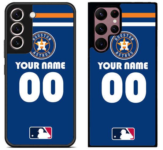 Custom Personalized Houston Astros MLB Samsung Galaxy S22 | S22+ | S22 Ultra Case