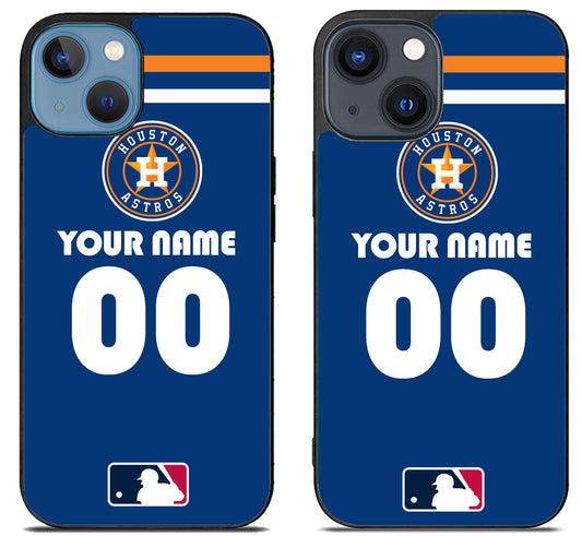 Custom Personalized Houston Astros MLB iPhone 15 | iPhone 15 Plus Case