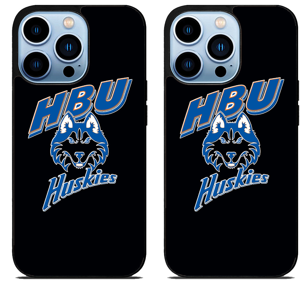 Houston Baptist Huskies Black iPhone 15 Pro | iPhone 15 Pro Max Case