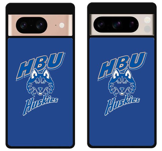 Houston Baptist Huskies Blue Google Pixel 8 | 8 Pro Case
