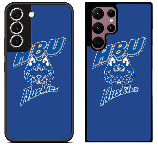 Houston Baptist Huskies Blue Samsung Galaxy S22 | S22+ | S22 Ultra Case