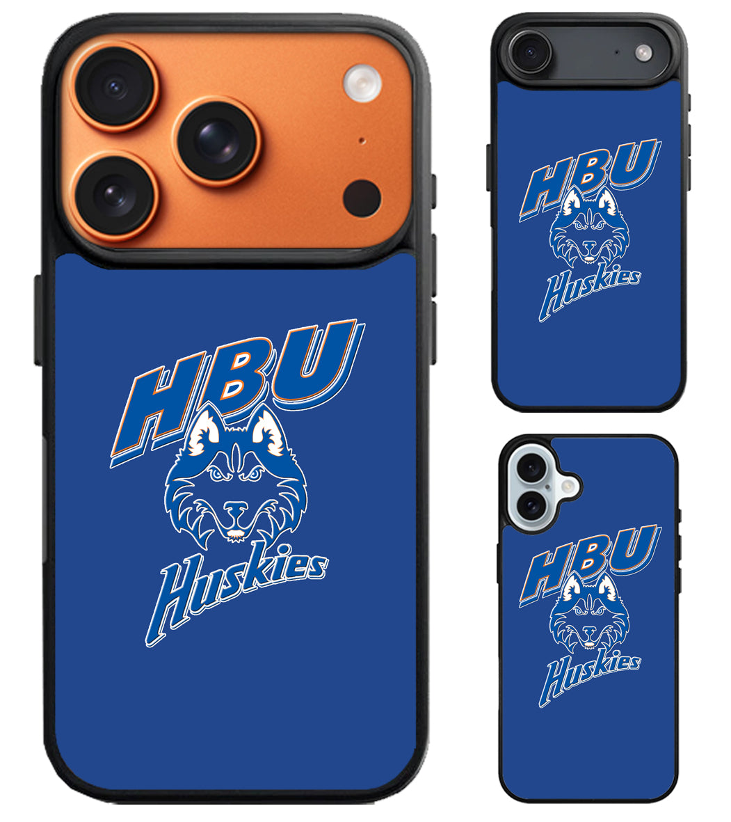 Houston Baptist Huskies Blue iPhone Air | iPhone 17 | 17 Pro | 17 Pro Max Case