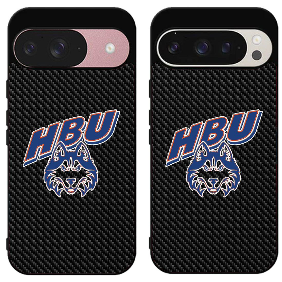 Houston Baptist Huskies Carbon Google Pixel 9 | 9 Pro | 9 Pro XL Case