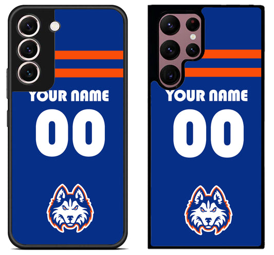 Custom Personalized Houston Baptist huskiest Samsung Galaxy S22 | S22+ | S22 Ultra Case