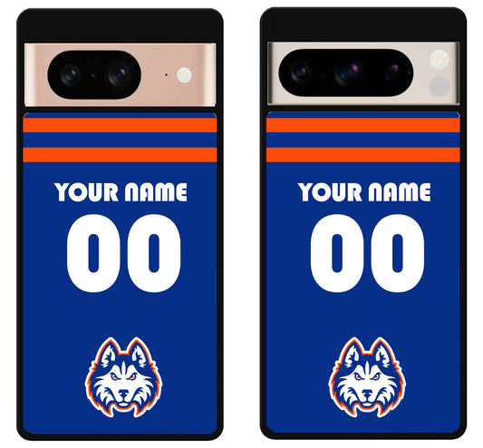 Custom Personalized Houston Baptist huskiest Google Pixel 8 | 8 Pro Case