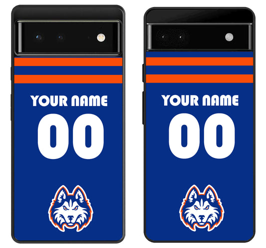 Custom Personalized Houston Baptist huskiest Google Pixel 6 | 6A | 6 Pro Case