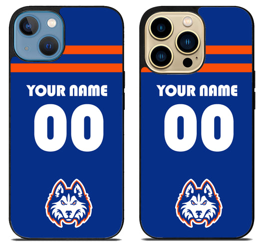Custom Personalized Houston Baptist huskiest iPhone 14 | 14 Plus | 14 Pro | 14 Pro Max Case