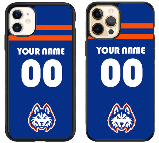 Custom Personalized Houston Baptist huskiest iPhone 12 | 12 Mini | 12 Pro | 12 Pro Max Case