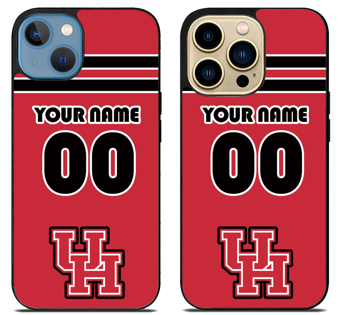 Custom Personalized Houston Cougars iPhone 14 | 14 Plus | 14 Pro | 14 Pro Max Case