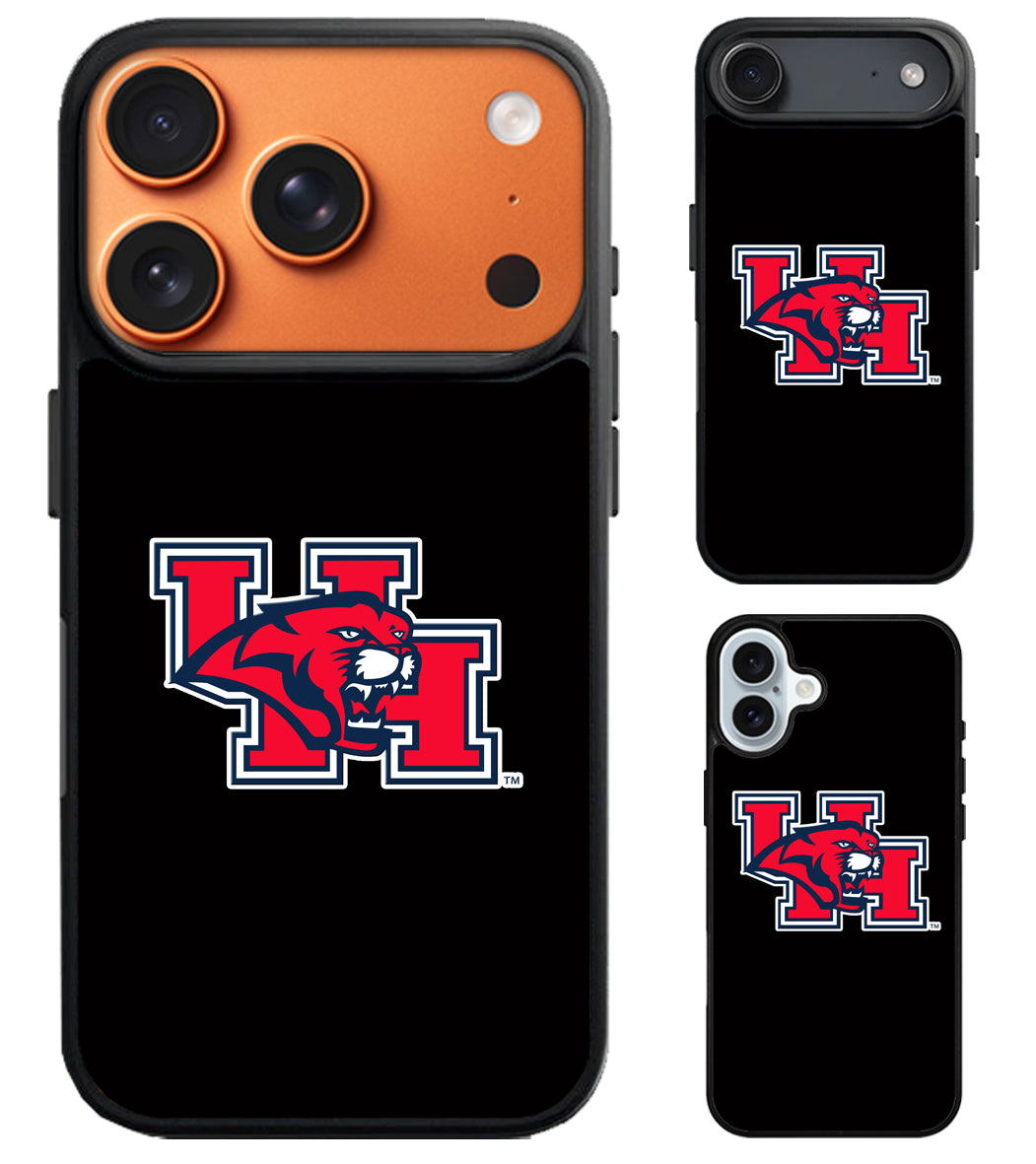Houston Cougars Black iPhone Air | iPhone 17 | 17 Pro | 17 Pro Max Case