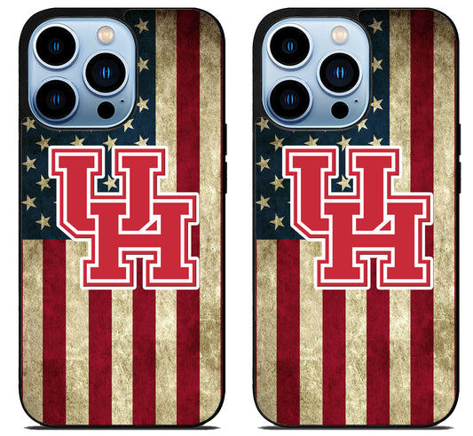 Houston Cougars Flag iPhone 15 Pro | iPhone 15 Pro Max Case