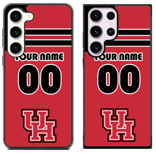 Custom Personalized Houston Cougars Samsung Galaxy S23 | S23+ | S23 Ultra Case