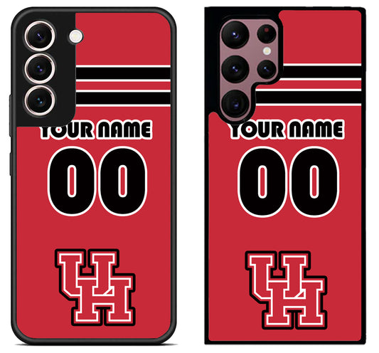 Custom Personalized Houston Cougars Samsung Galaxy S22 | S22+ | S22 Ultra Case