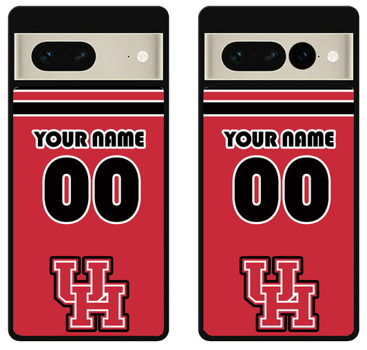 Custom Personalized Houston Cougars Google Pixel 7 | 7 Pro Case