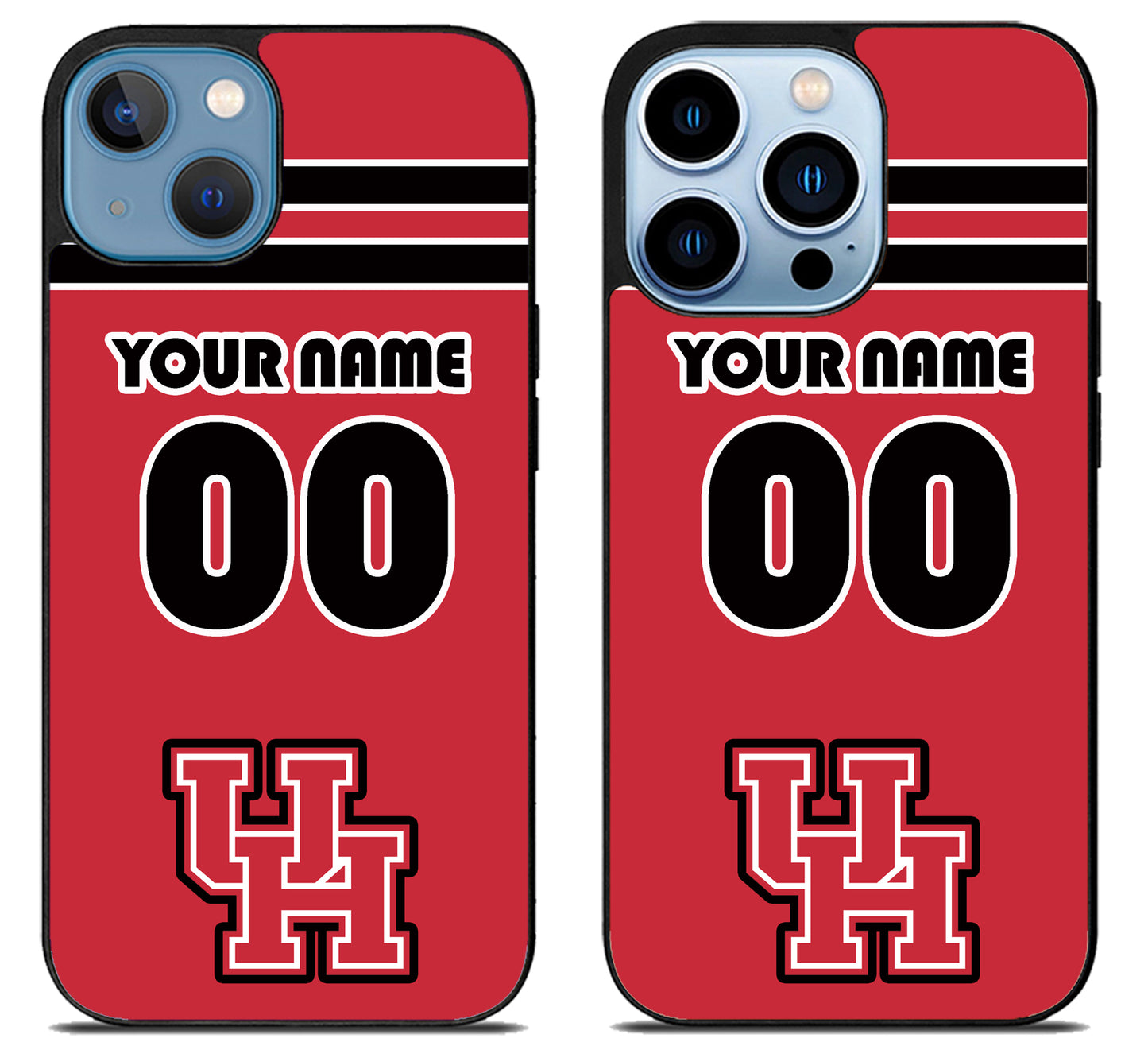 Custom Personalized Houston Cougars iPhone 13 | 13 Mini | 13 Pro | 13 Pro Max Case