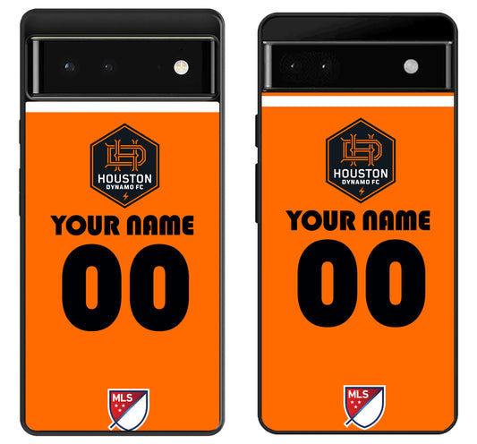 Custom Personalized Houston Dynamo MLS Google Pixel 6 | 6A | 6 Pro Case