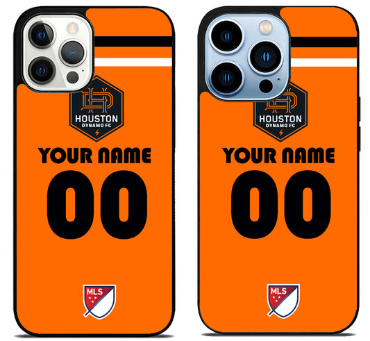 Custom Personalized Houston Dynamo MLS iPhone 15 Pro | iPhone 15 Pro Max Case