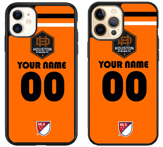 Custom Personalized Houston Dynamo MLS iPhone 12 | 12 Mini | 12 Pro | 12 Pro Max Case