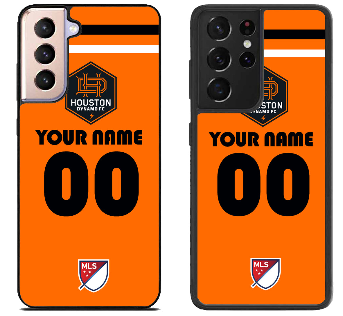 Custom Personalized Houston Dynamo MLS Samsung Galaxy S21 | S21 FE | S21+ | S21 Ultra Case