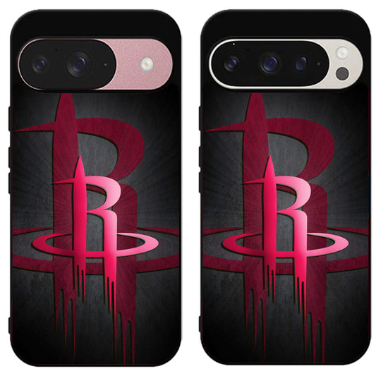 Houston Rockets Background Google Pixel 9 | 9 Pro | 9 Pro XL Case
