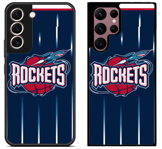 Houston Rockets Logo Blue Samsung Galaxy S22 | S22+ | S22 Ultra Case