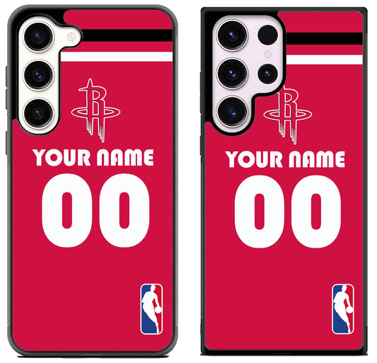 Custom Personalized Houston Rockets NBA Samsung Galaxy S23 | S23+ | S23 Ultra Case