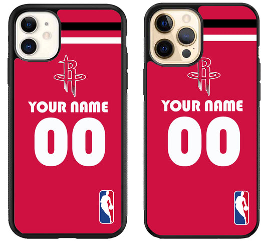 Custom Personalized Houston Rockets NBA iPhone 12 | 12 Mini | 12 Pro | 12 Pro Max Case