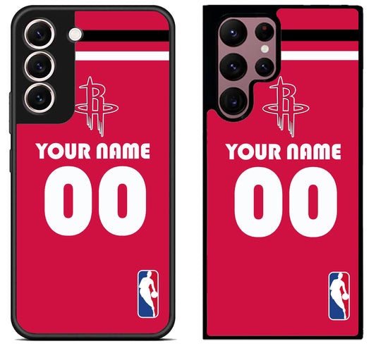 Custom Personalized Houston Rockets NBA Samsung Galaxy S22 | S22+ | S22 Ultra Case