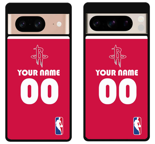 Custom Personalized Houston Rockets NBA Google Pixel 8 | 8 Pro Case