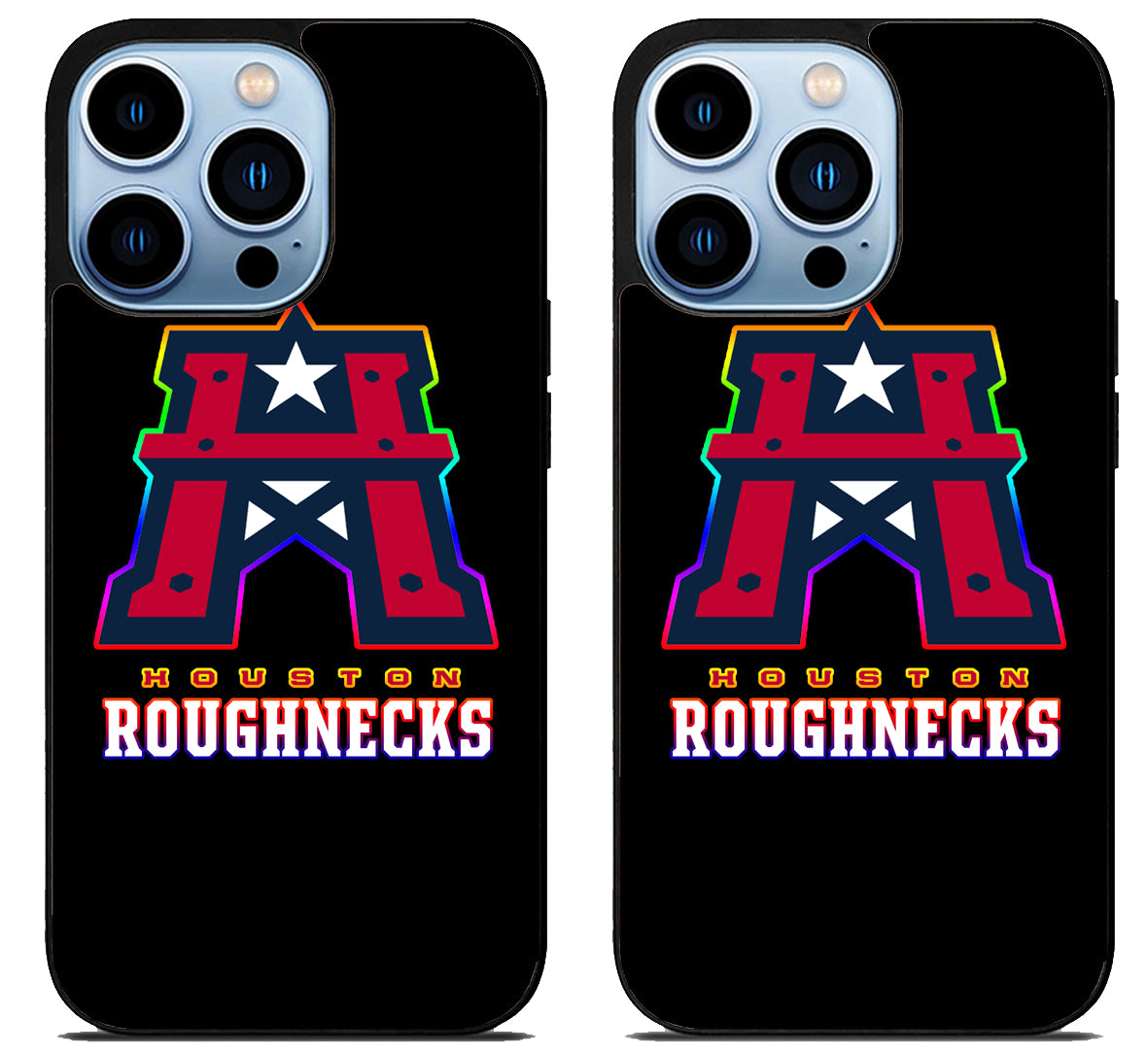Houston Roughnecks Black iPhone 15 Pro | iPhone 15 Pro Max Case