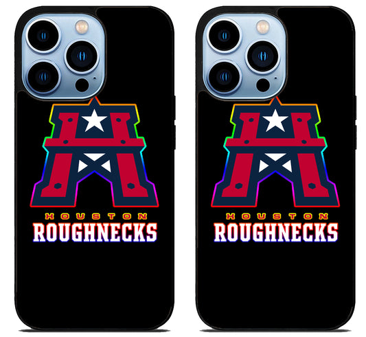 Houston Roughnecks Black iPhone 15 Pro | iPhone 15 Pro Max Case