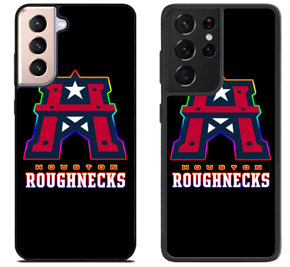 Houston Roughnecks Black Samsung Galaxy S21 | S21 FE | S21+ | S21 Ultra Case
