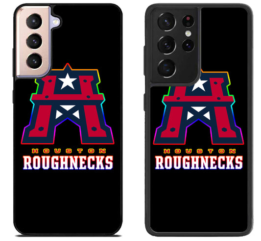 Houston Roughnecks Black Samsung Galaxy S21 | S21 FE | S21+ | S21 Ultra Case