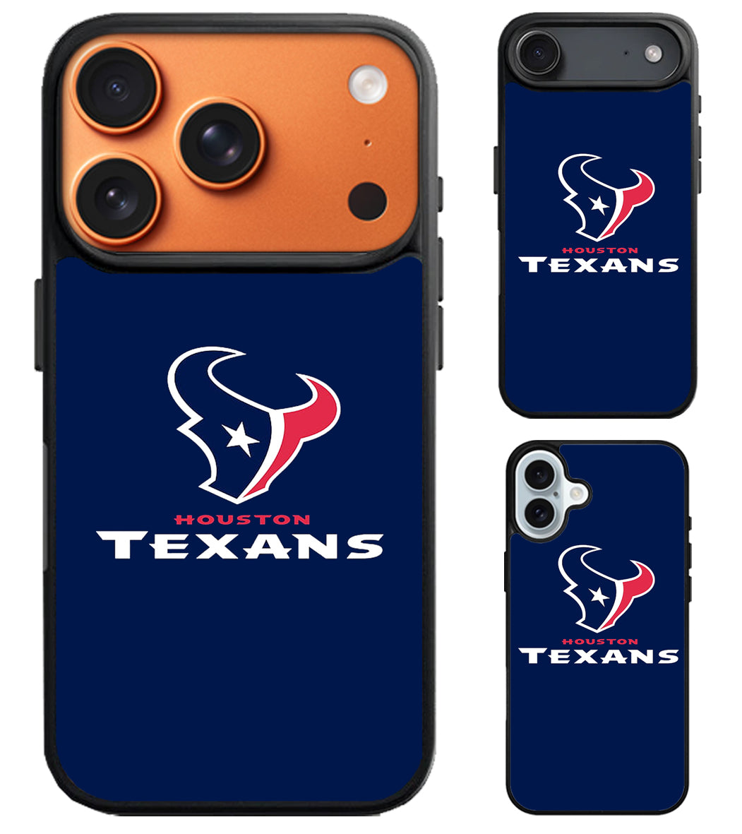 Houston Texans Blue iPhone Air | iPhone 17 | 17 Pro | 17 Pro Max Case
