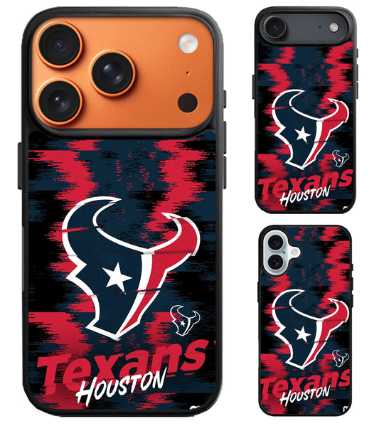 Houston Texans Colorfull iPhone Air | iPhone 17 | 17 Pro | 17 Pro Max Case