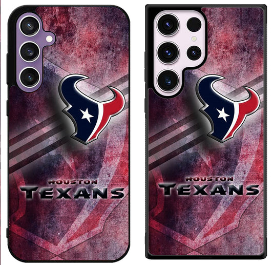 Houston Texans Logo Background Samsung Galaxy S24 | S24+ | S24 Ultra Case