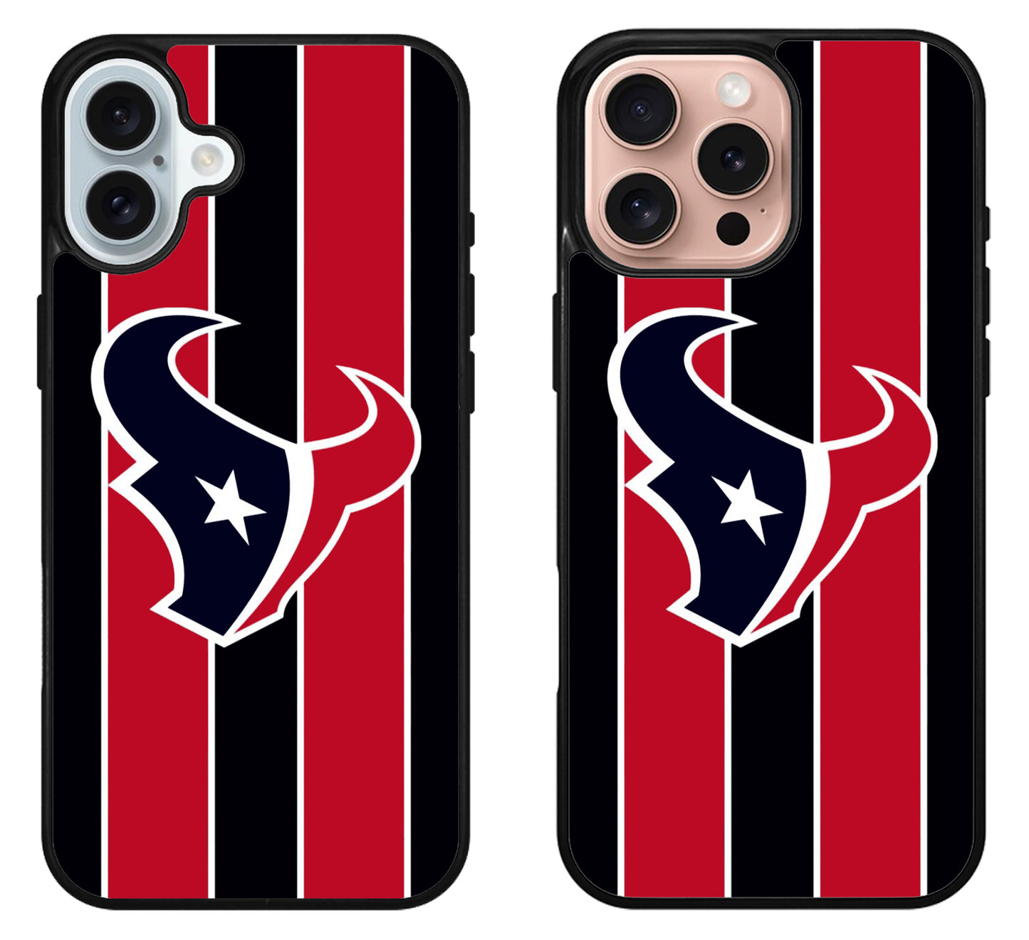 Houston Texans Stripe iPhone 16 | 16 Plus | 16 Pro | 16 Pro Max Case