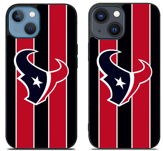 Houston Texans Striped iPhone 15 | iPhone 15 Plus Case