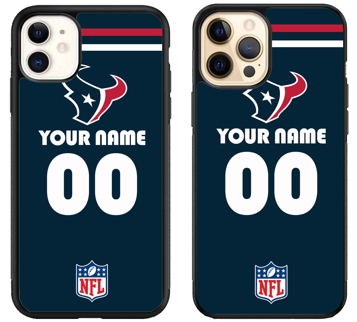 Custom Personalized Houston Texans NFL iPhone 12 | 12 Mini | 12 Pro | 12 Pro Max Case