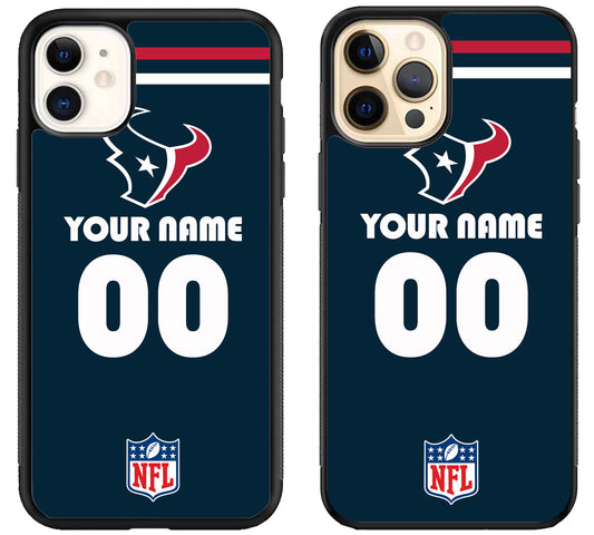 Custom Personalized Houston Texans NFL iPhone 12 | 12 Mini | 12 Pro | 12 Pro Max Case