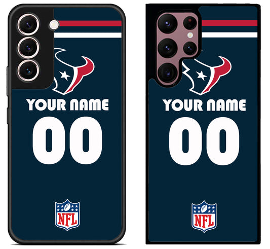 Custom Personalized Houston Texans NFL Samsung Galaxy S22 | S22+ | S22 Ultra Case