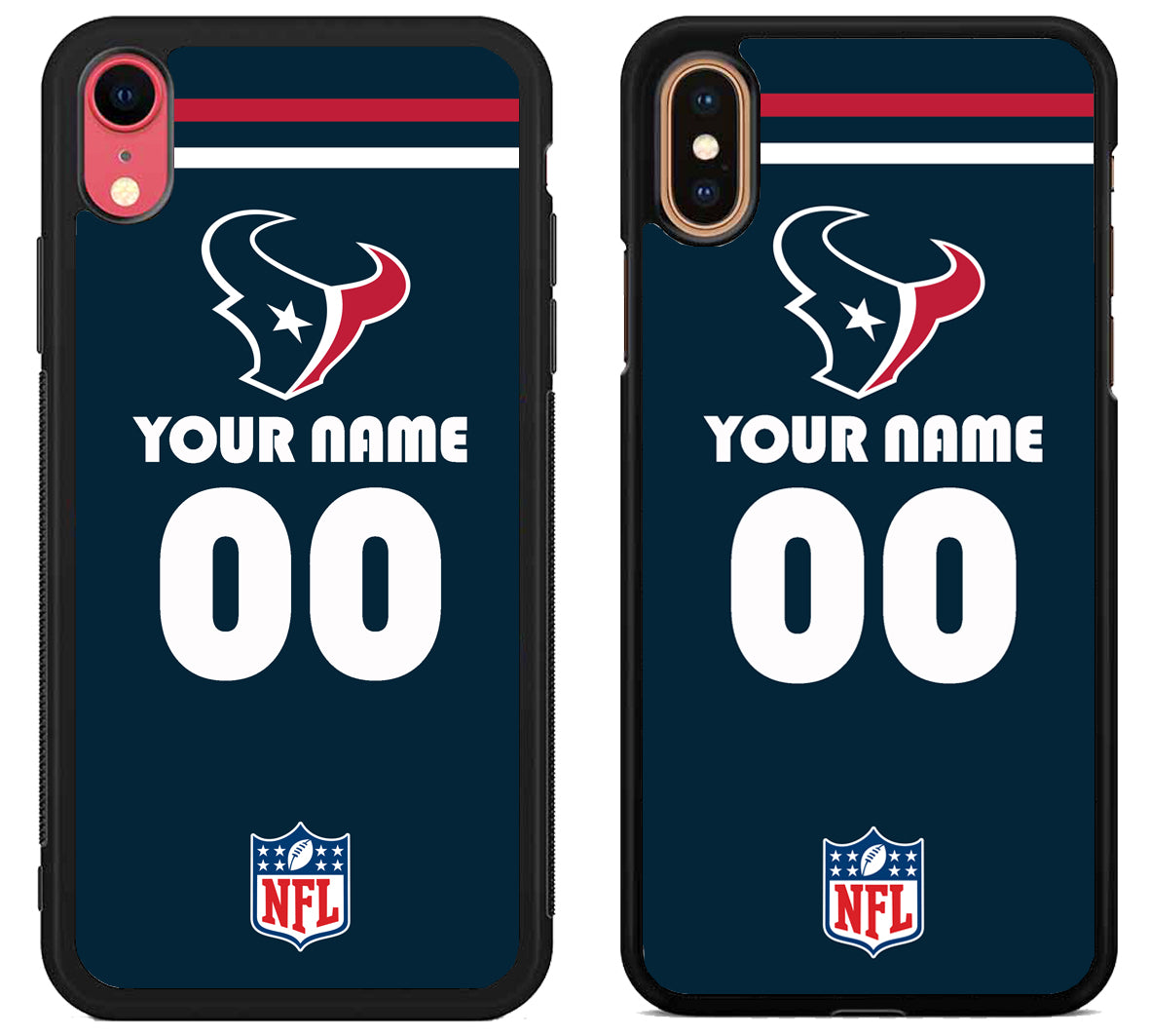 Custom Personalized Houston Texans NFL iPhone X | Xs | Xr | Xs Max Case