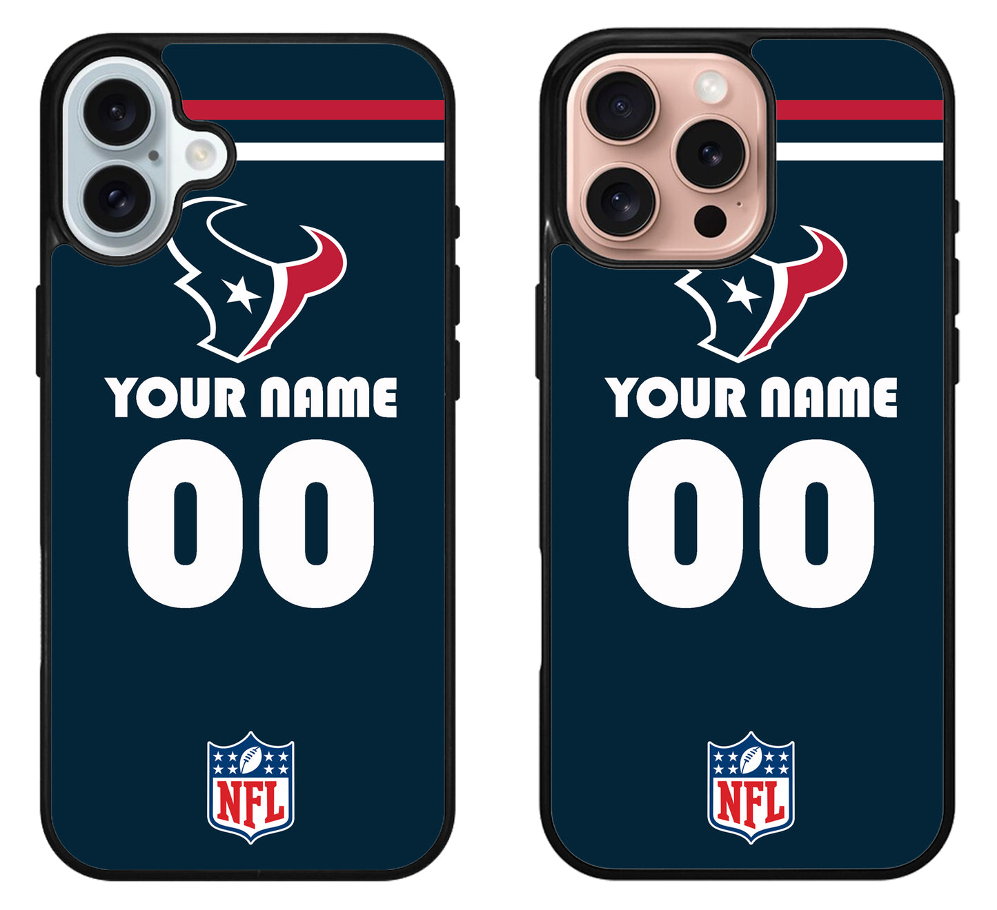 Custom Personalized Houston Texans NFL iPhone 16 | 16 Plus | 16 Pro | 16 Pro Max Case