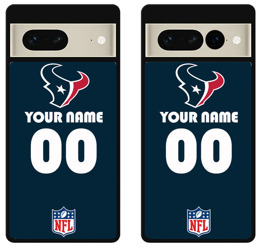 Custom Personalized Houston Texans NFL Google Pixel 7 | 7 Pro Case