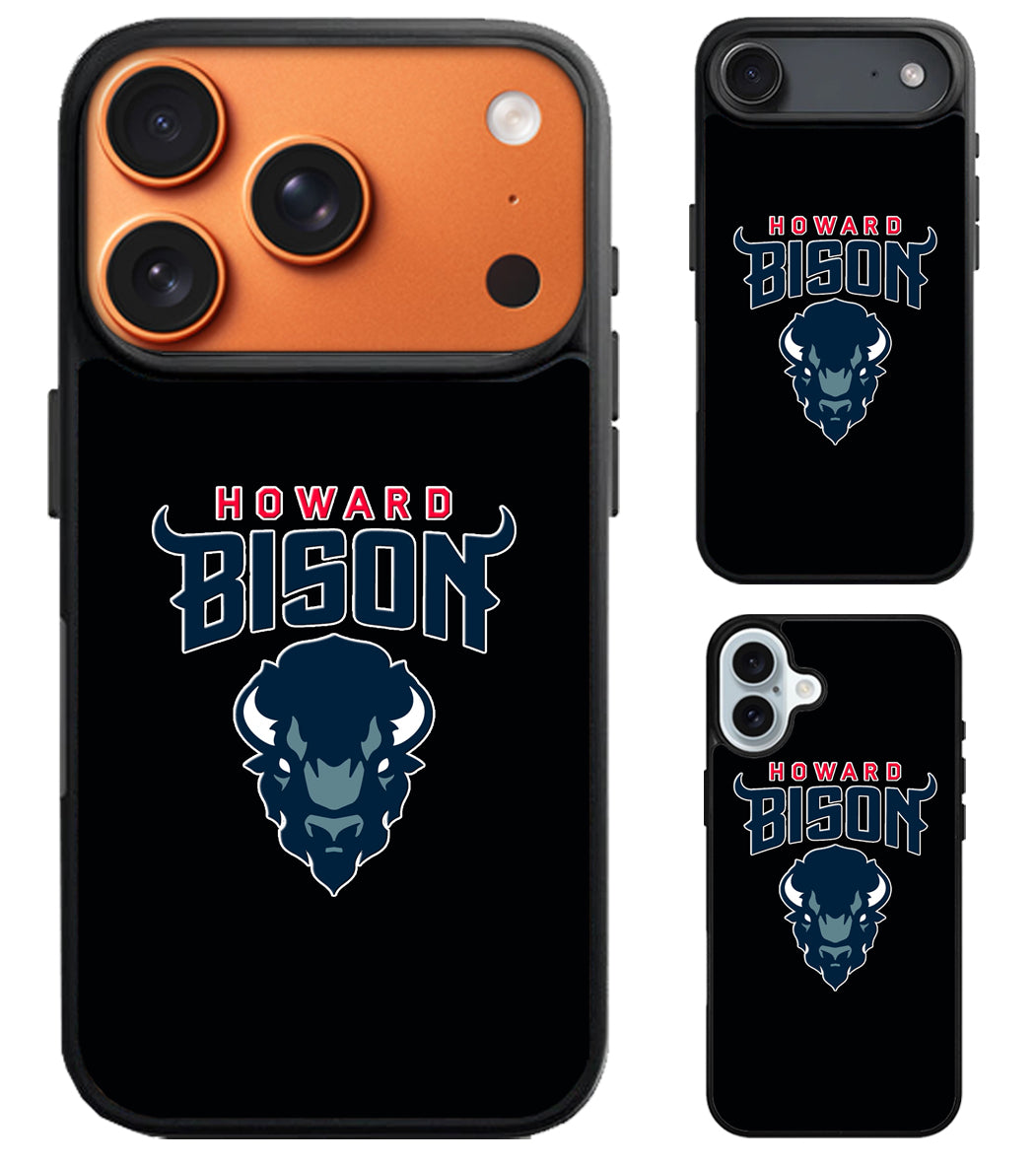 Howard Bison Black iPhone Air | iPhone 17 | 17 Pro | 17 Pro Max Case