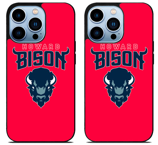 Howard Bison Red iPhone 15 Pro | iPhone 15 Pro Max Case