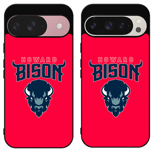 Howard Bison Red Google Pixel 9 | 9 Pro | 9 Pro XL Case