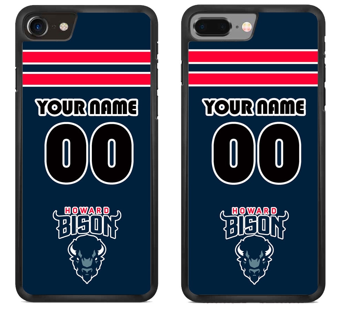 Custom Personalized Howard Bison iPhone 8 | 8 Plus Case